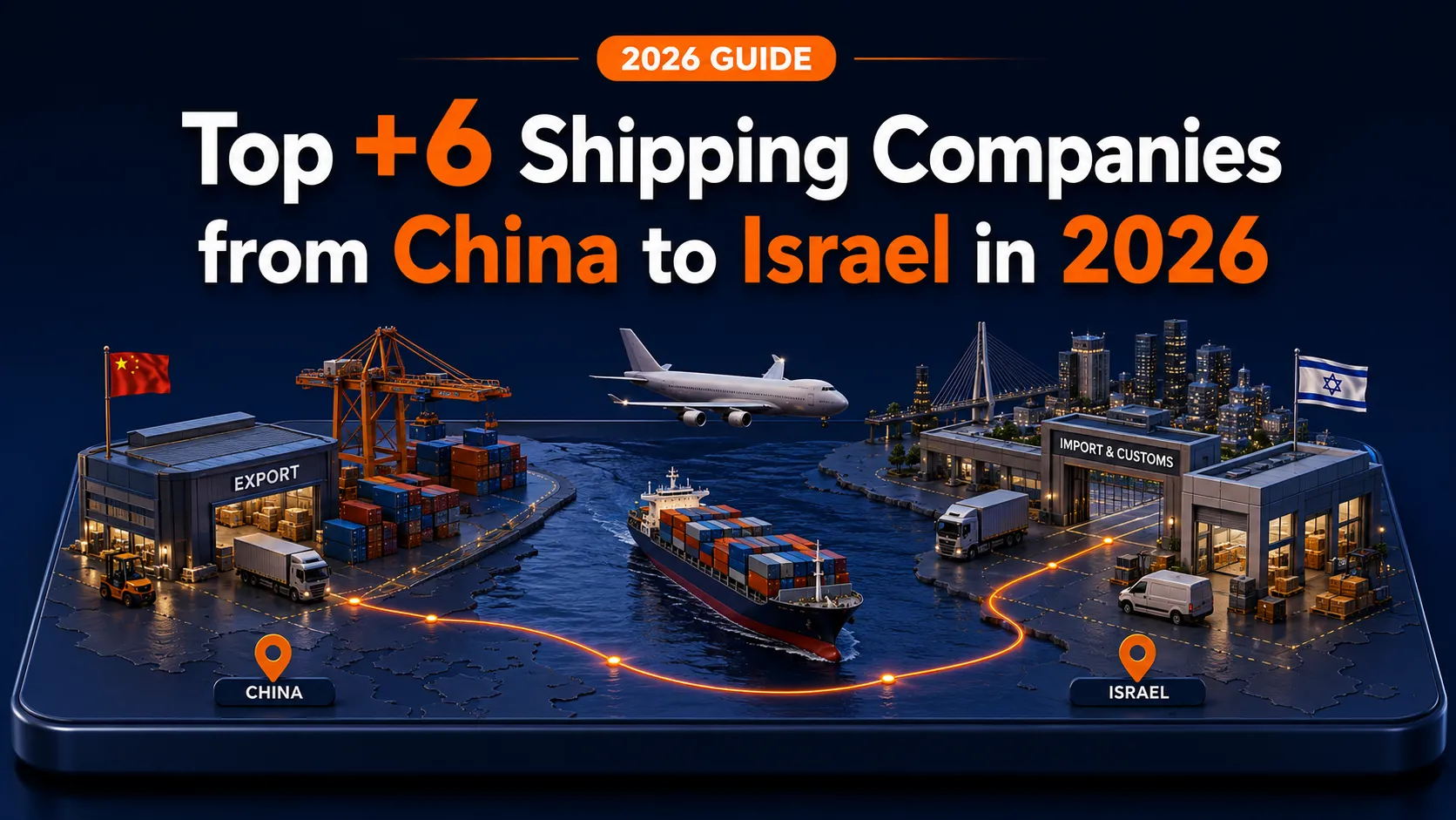 Top shipping companies China to Israel Cover